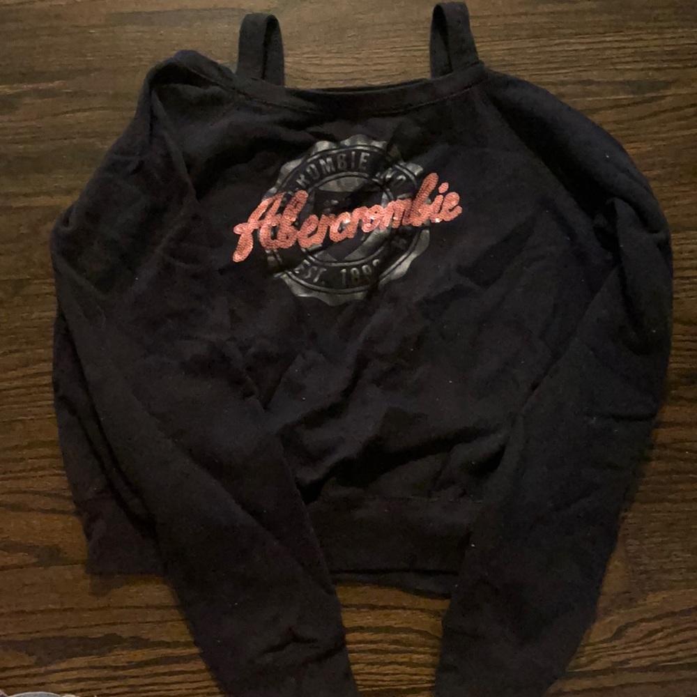 Abercrombie cold shoulder sweatshirt
